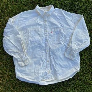 Levi’s corduroy light jacket/shirt in light yellow